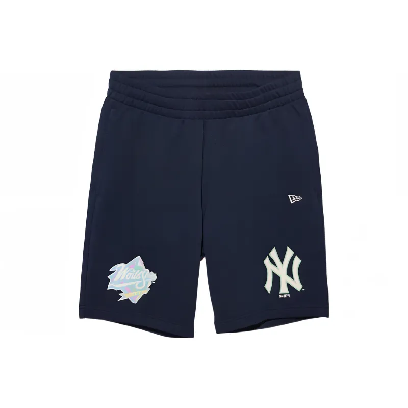 New Era Casual Shorts Unisex Navy Blue-0