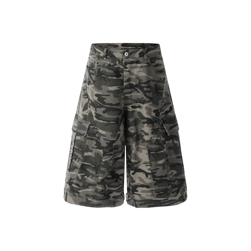 ONITSOP Cargo Shorts Unisex Camouflage-0