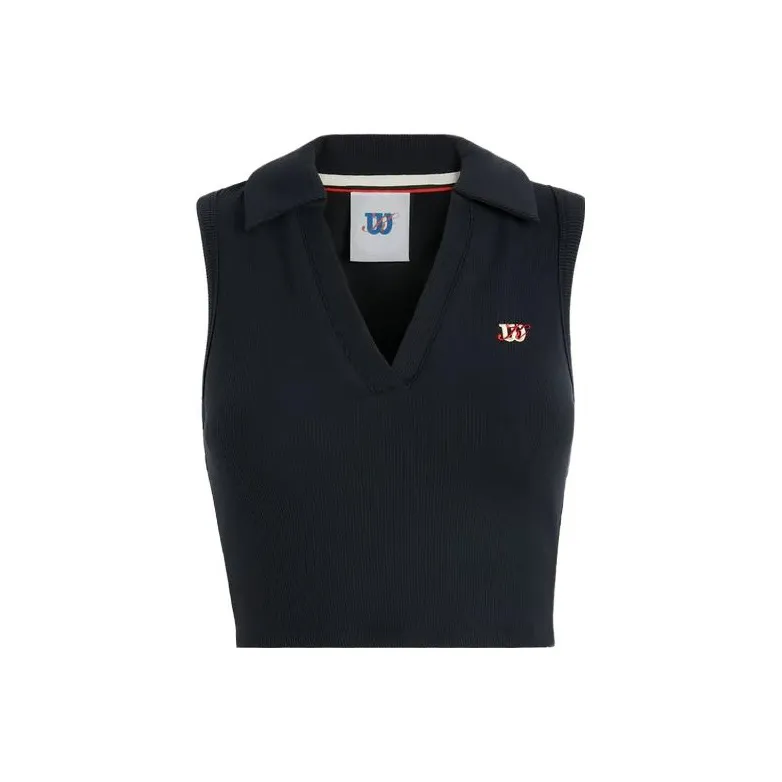 Wilson X KITH X Wilson Co-branded Series Tank Tops Women's Black-0