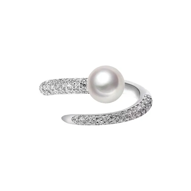 ANGEPERLE Pearl Rings Women's-0