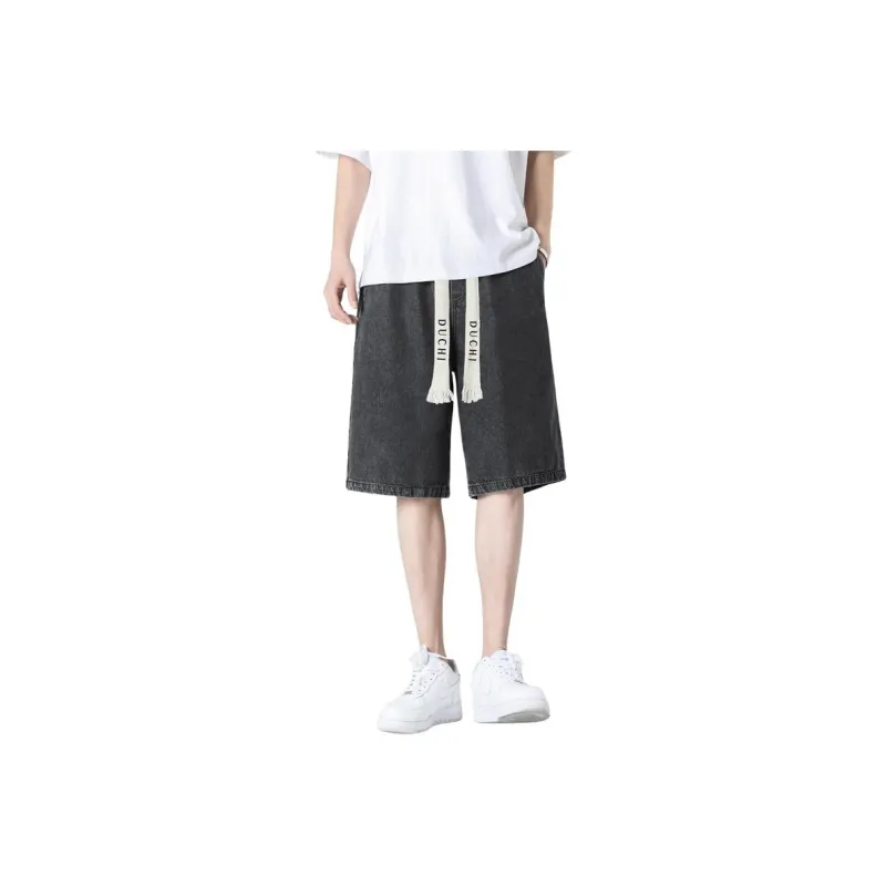 Go It Alone Denim Shorts Unisex-2