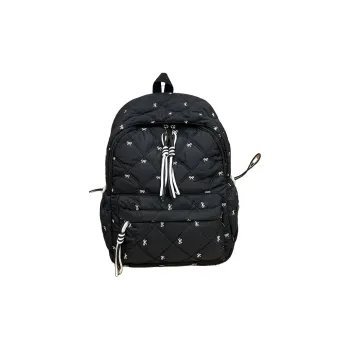 MOK Oxford Backpack Women's Black/Pink/Burgundy/Light Brown/Beige