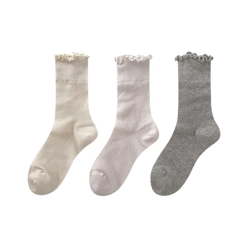Top Melon Mid Calf Socks Women's Combo Set-35