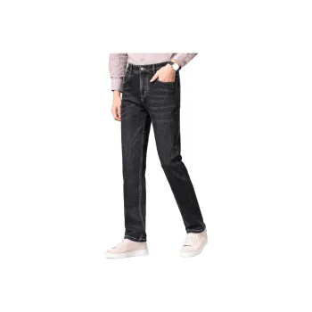 Red Bean Casual Pants Men's Blue Black