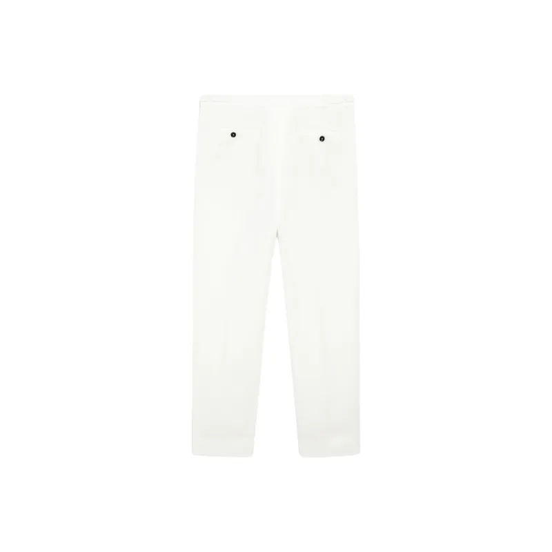 Massimo Dutti Suit Trouser Men's Ecru-1