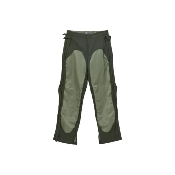 DIESEL SS24 Casual Pants Men's Green-0
