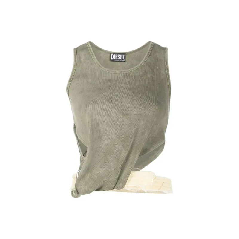 DIESEL Tank Tops Women's Khaki-0