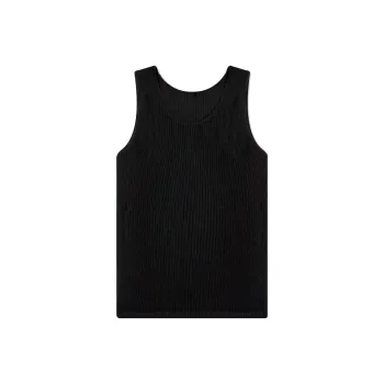 PLEATS PLEASE ISSEY MIYAKE Tank Tops Women's Black