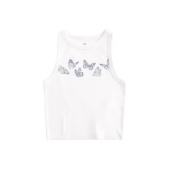 Hollister Tank Tops Women's White