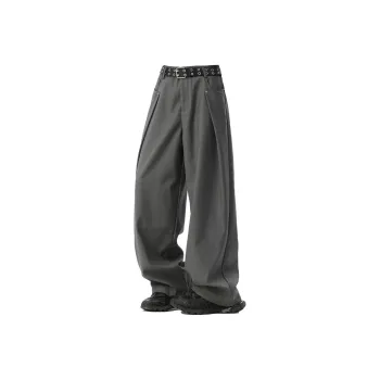 NEVER RULE Casual Pants Unisex Avocado Green