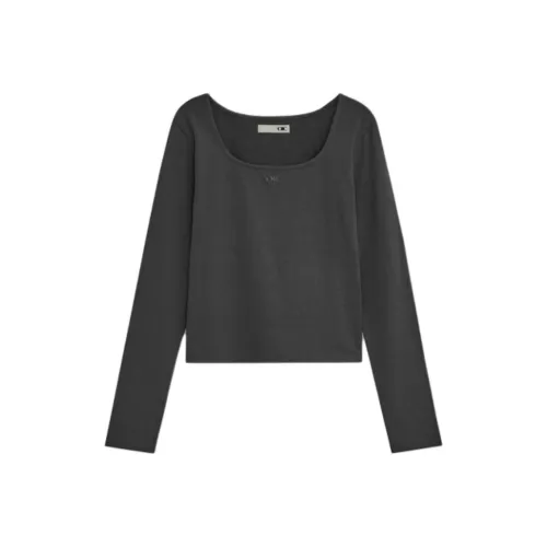 OIOICOLLECTION T Shirt Women's Dark Gray