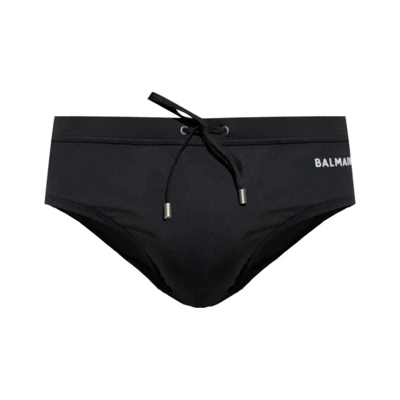 BALMAIN Drawstring Swim Briefs-0