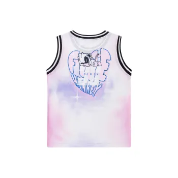 FireMonkey Basketball Jerseys Unisex Pink Blue