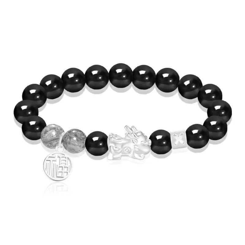 Thuban Ark Obsidian Bracelets Unisex-0