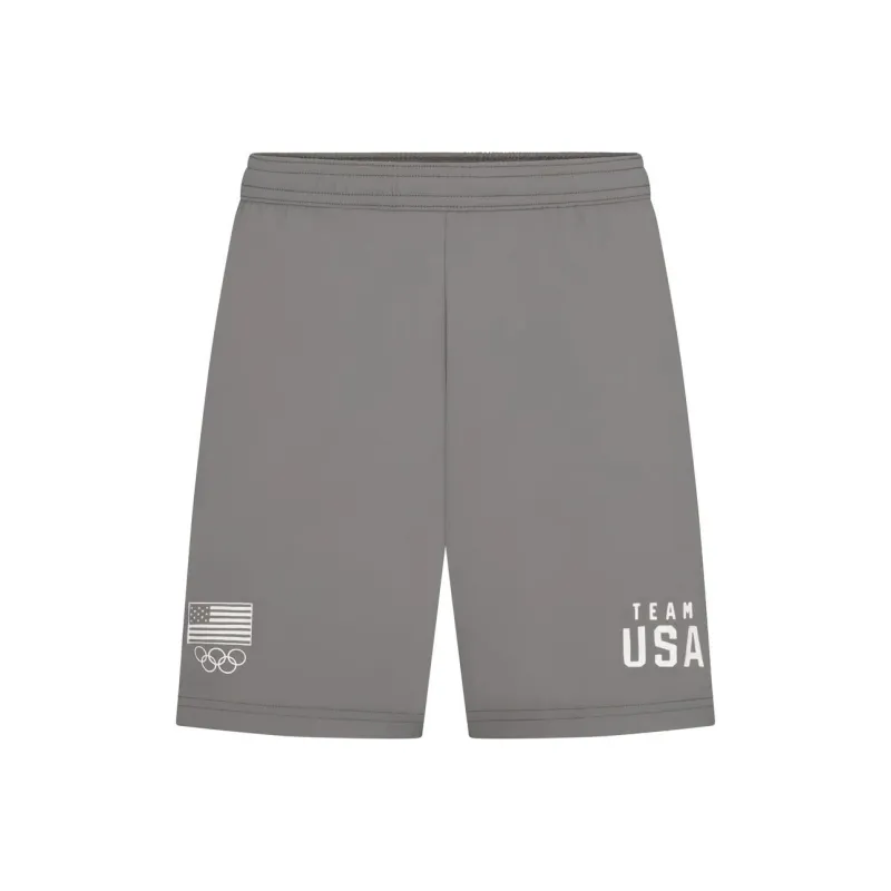 Skims USA Olympic Team Co branded Swimming Shorts Men HEATHER GREY/Heather Gray-0