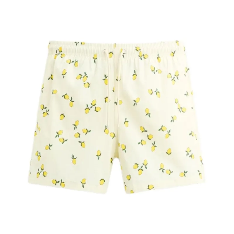 ZARA Swimming Shorts Men's Lemon Yellow-0