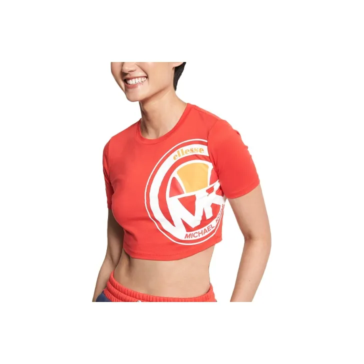 MICHAEL KORS Crop Tops Women's Red-0