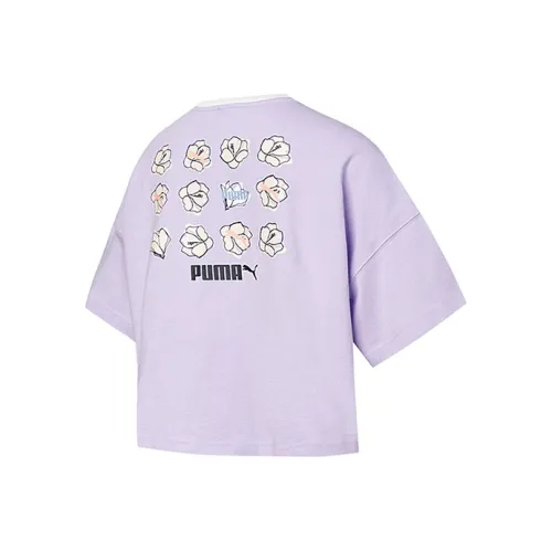 PUMA Crop Tops Women's Lavender