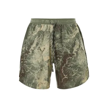 Nike Stride Casual Shorts Men's Medium Olive Green/Black