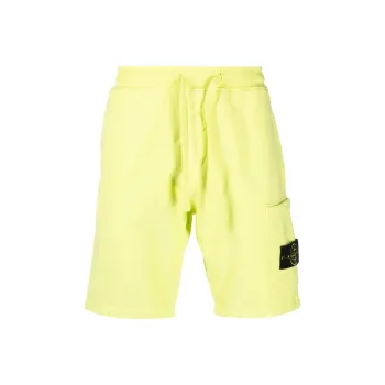STONE ISLAND Compass patch Cotton Track Shorts