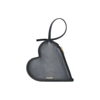 JIL SANDER Heart Shaped Clutch Bag