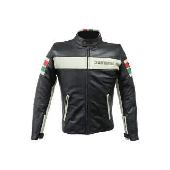 DAINESE HF D1 Motorcycle Jacket Men's Black White