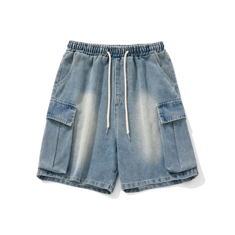HOZZS Denim Shorts Unisex-4
