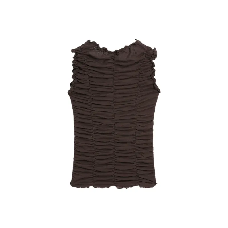 Massimo Dutti Tank Top Women's Brown-1