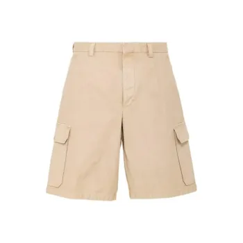 PRADA Triangle Patch Shorts