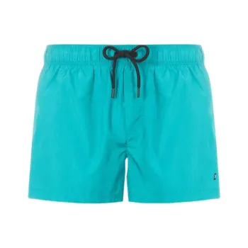 VERSACE Logo Patch Drawstring Swim Shorts