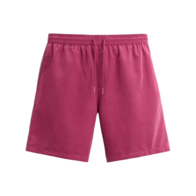 ZARA Swimming Shorts Men's Dark Purple Red-0
