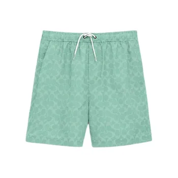 COACH SS24 Swimming Shorts Men's Green