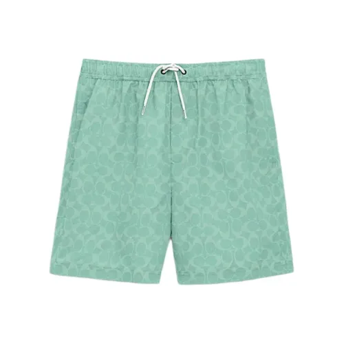 COACH SS24 Swimming Shorts Men's Green