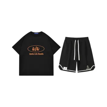 Unite Life HOODS Casual Sportswear Unisex Black