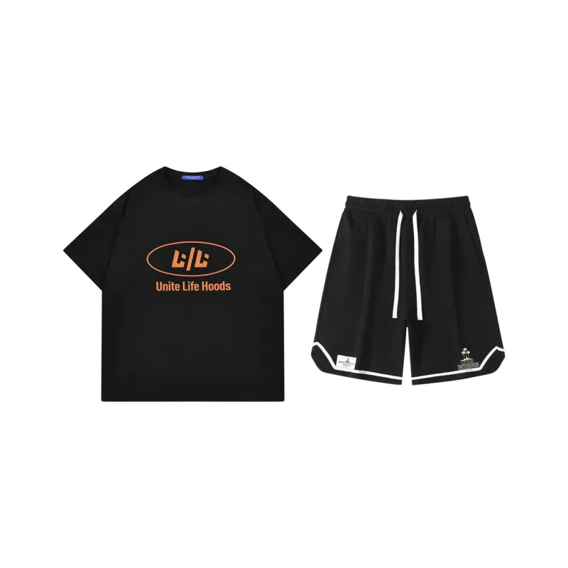 Unite Life HOODS Casual Sportswear Unisex Black-0