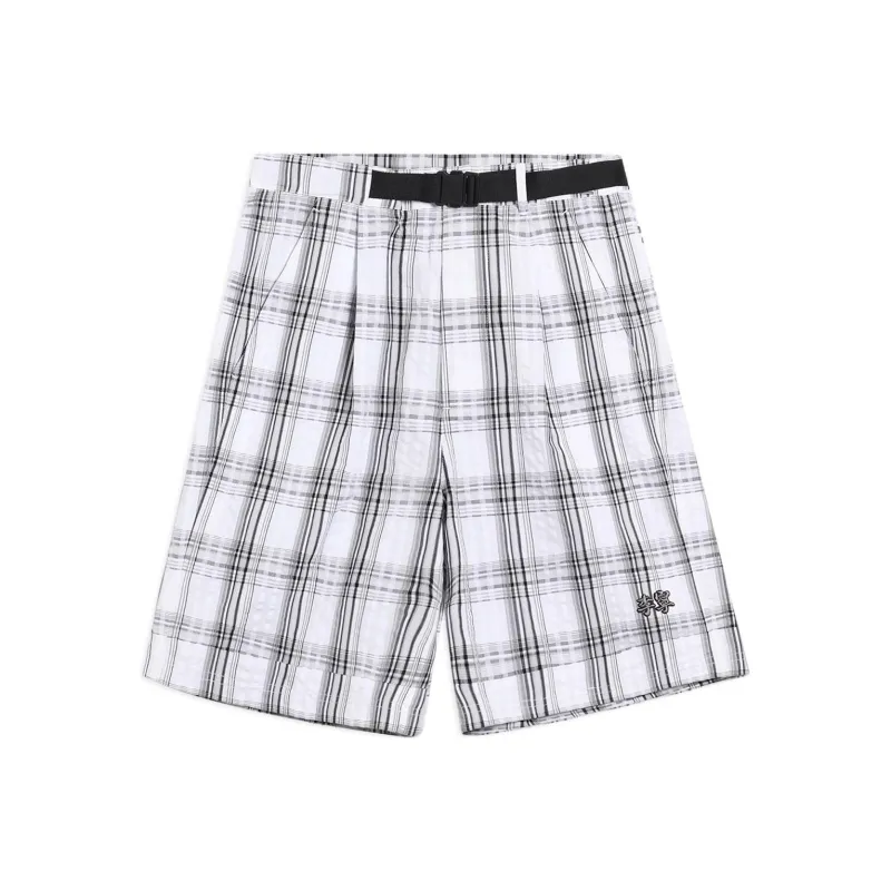 LINING Sports Trend Series Sports Shorts Men White-0
