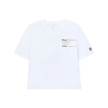 FILA Athletics Crop Tops Women's Jade White