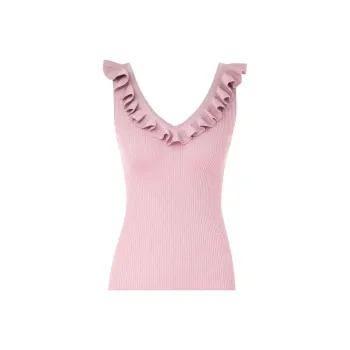 Zimmermann Waverly V Neck Ribbed Top