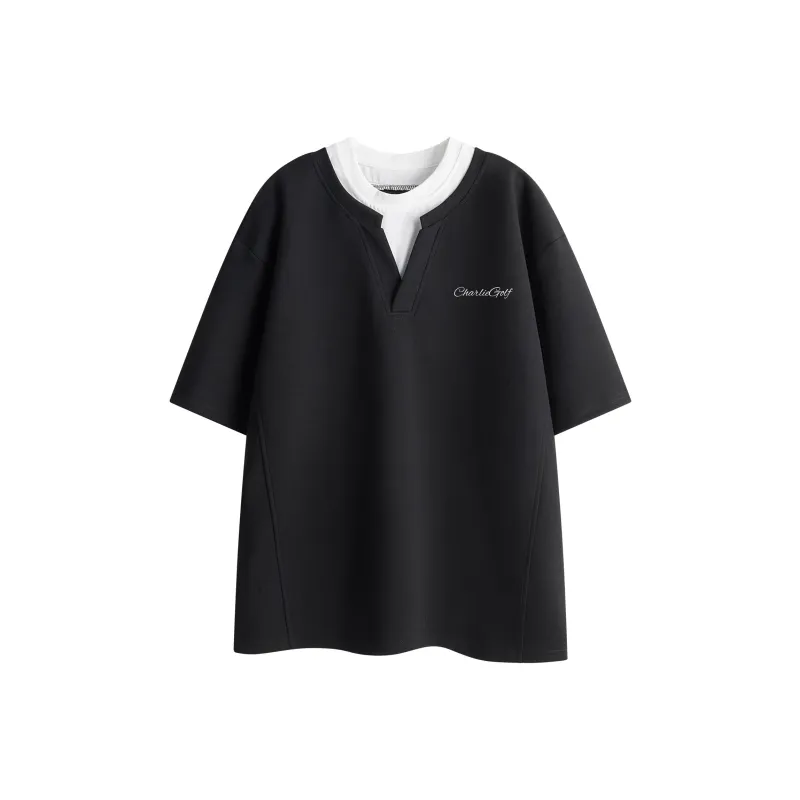 CHARLIE GOLF T Shirt Unisex Black-0