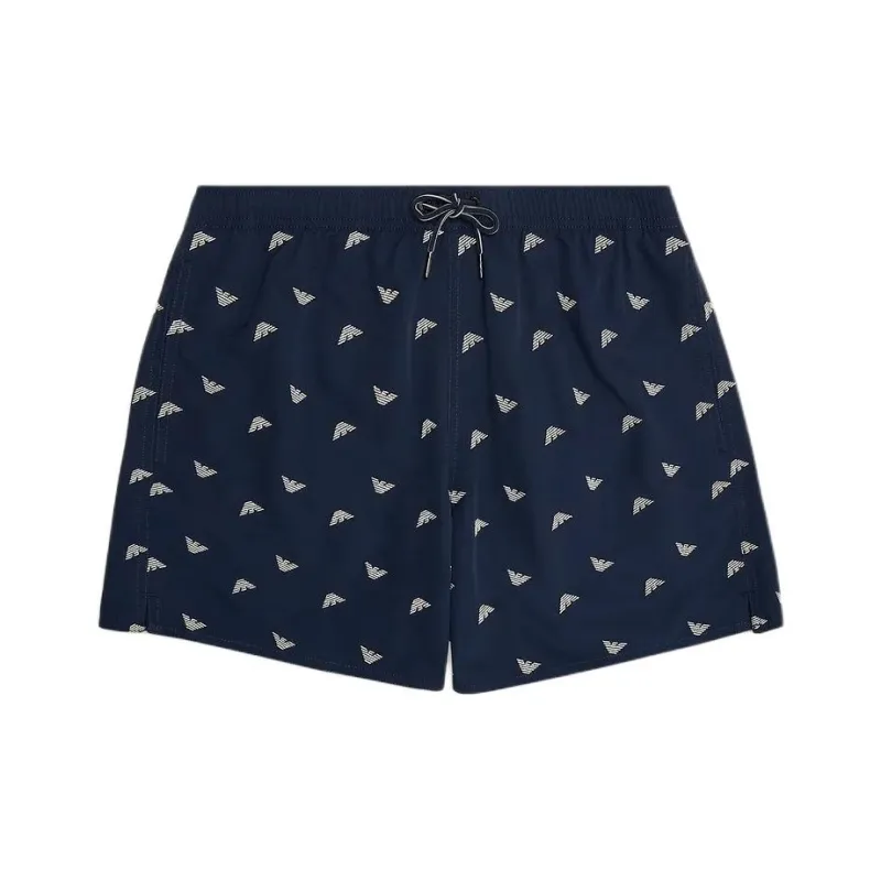 EMPORIO ARMANI Logo embroidered Swim Shorts-0
