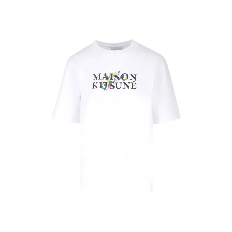 Maison Kitsune Maison Kitsune T Shirts And Polos White-0