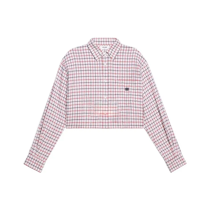 CELINE Crop Tops Women's Pink-0