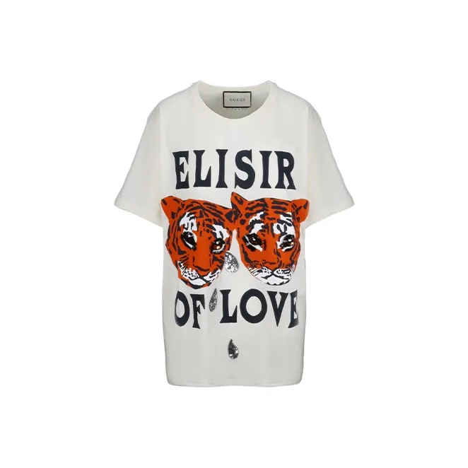 GUCCI Oversized Tiger T Shirt 'Multicolor'-0