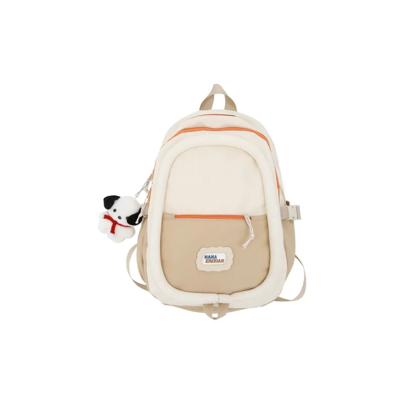 H YXIANG Nylon With Mesh Backpack Unisex Multicolor-0