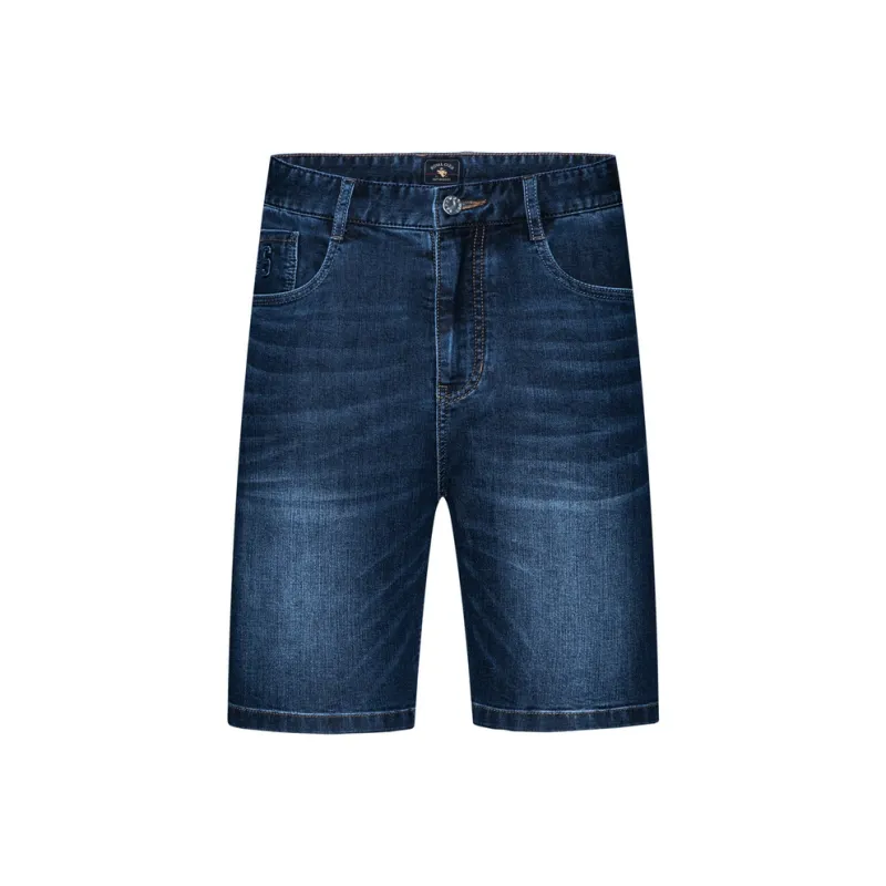 SEPTWOLVES Denim Shorts Unisex Medium Blue-0