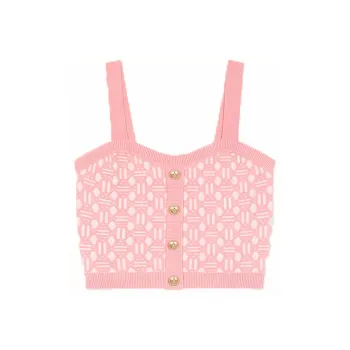 Maje Tank Tops Women's Pink
