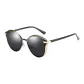 Gold Frame with Black Gray Lens