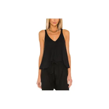 FREE PEOPLE Tank Tops Women's Black