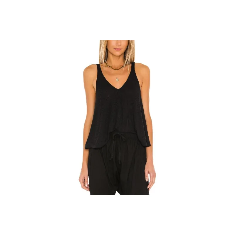 FREE PEOPLE Tank Tops Women's Black-0