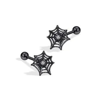 ETAHLOVE S925 Silver Stud Earrings Unisex